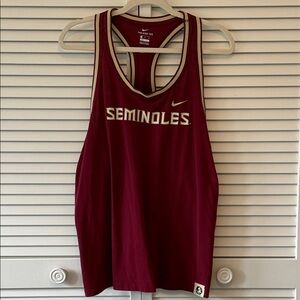 Nike Seminoles Athletic Racerback Tank Size XL